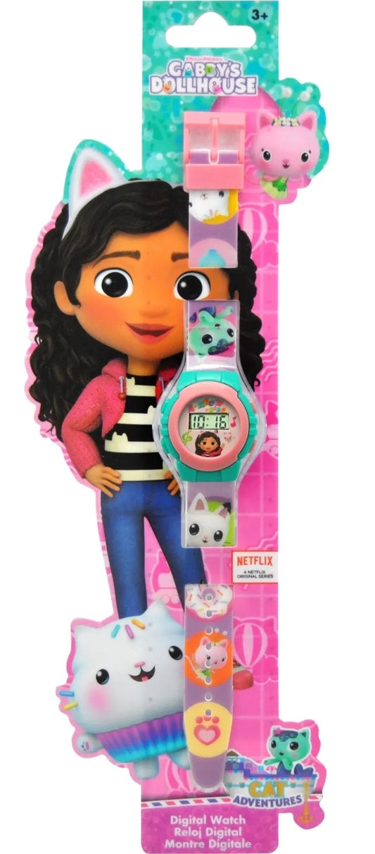 Kids Licensing - Digital Wrist Watch - Gabby's Dollhouse