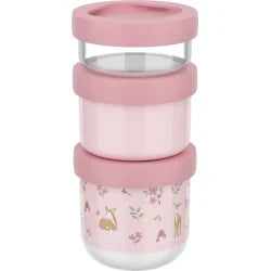 Little Dutch - Sæt med stabelbare snackbokse 3 stk. - Fairy Garden