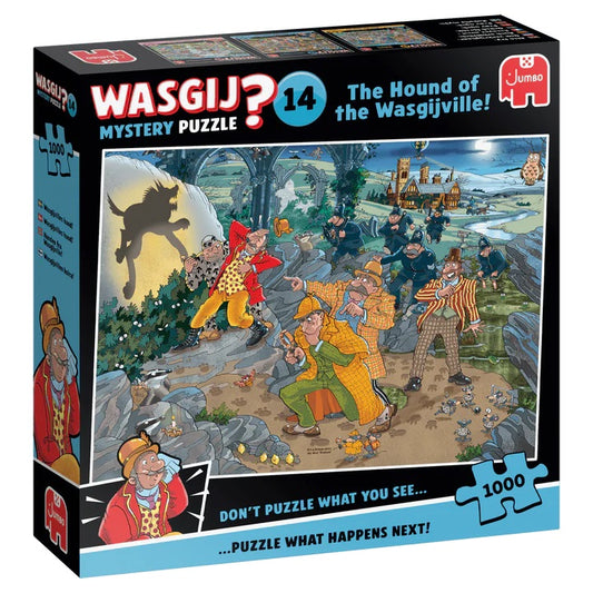 Wasgij Puslespil Original Mystery 14: Jagten i Wasgijville  1000 brikker