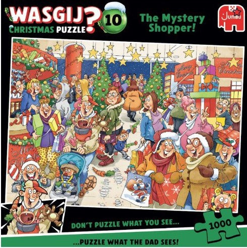 Wasgij Puslespil Christmas 10 – The Mystery Shopper (1000 brikker)