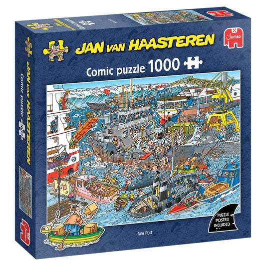 Jan Van Haasteren Havnen - 1000 brikker
