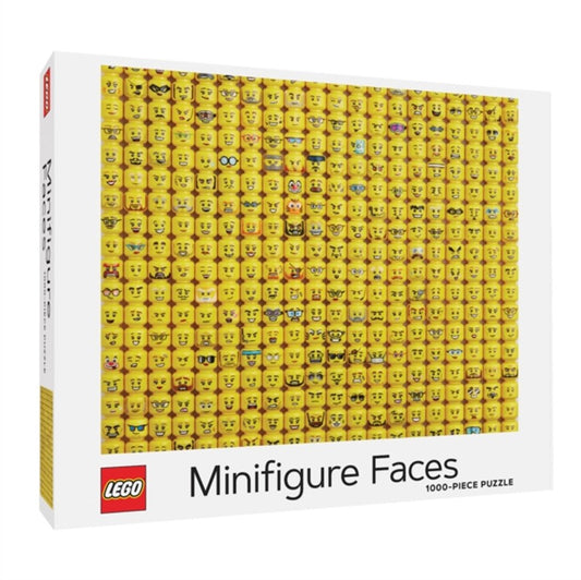 LEGO Minifigure Faces 1000 Brikker Puslespil Fra Chronicle Books