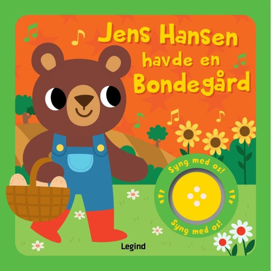 Sangbog med musik Jens Hansen havde en bondegård