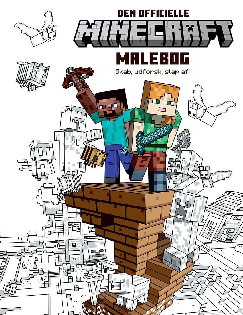 Forlaget Tukan MineCraft malebog