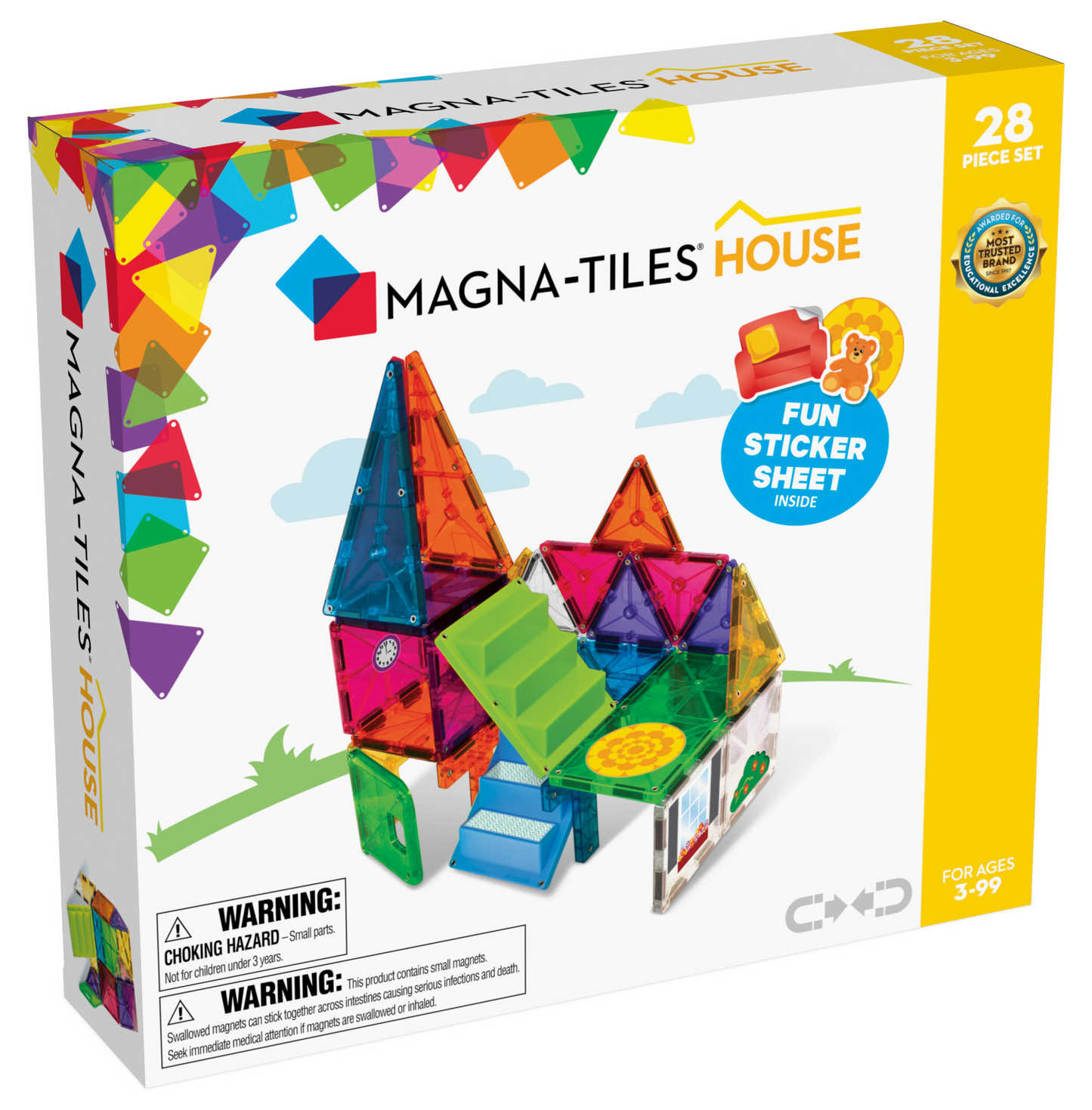 Magna-Tiles Hus med 28 dele