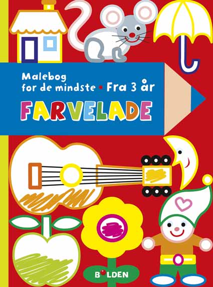 Farvelade – malebog for de mindste, fra 3 år.