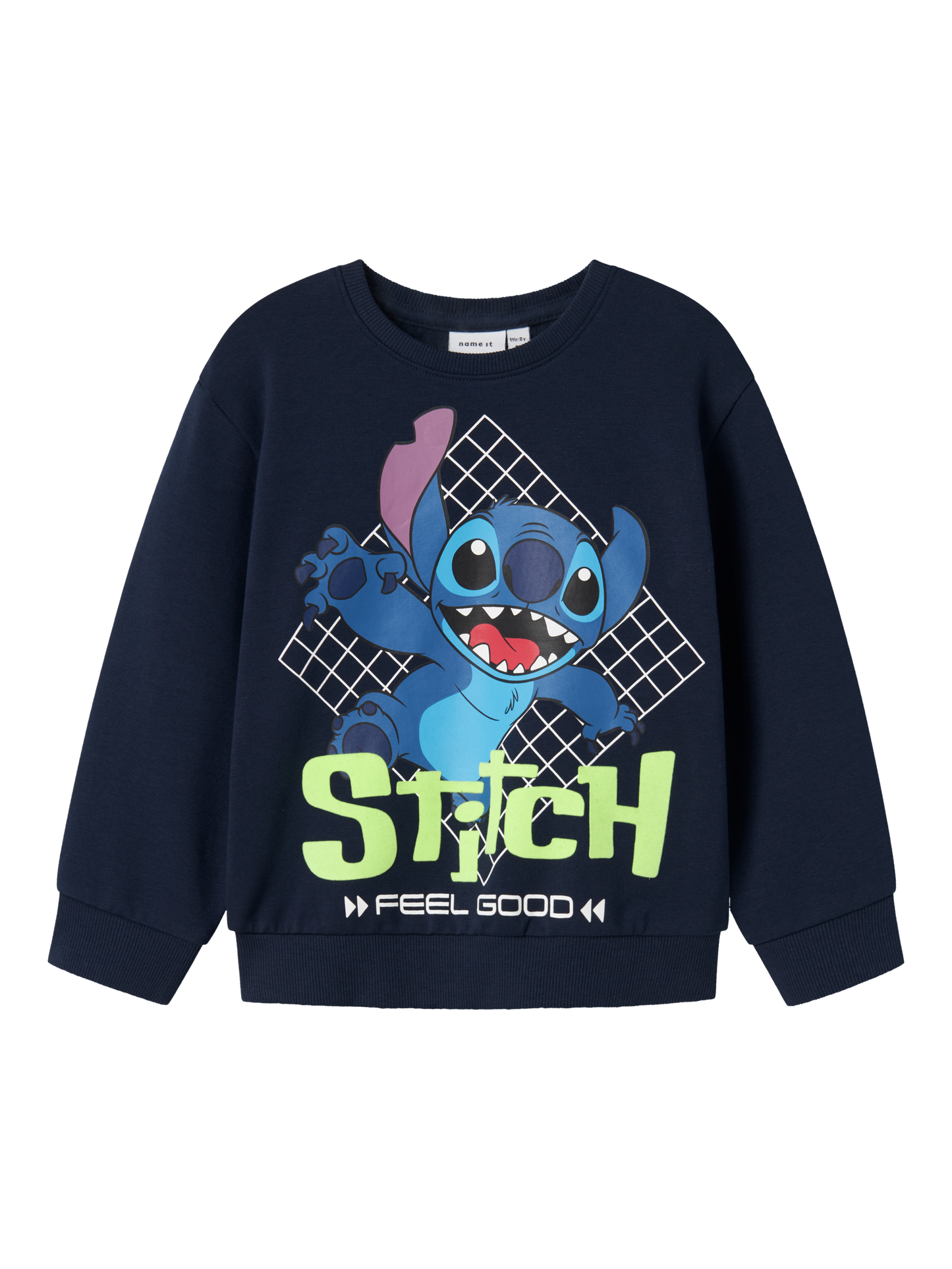 Name It Stitch sweatshirts mørkeblå 98 cm