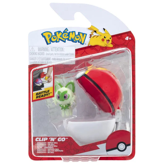 Pokèmon Clip N Go Jazwares + Poke Ball