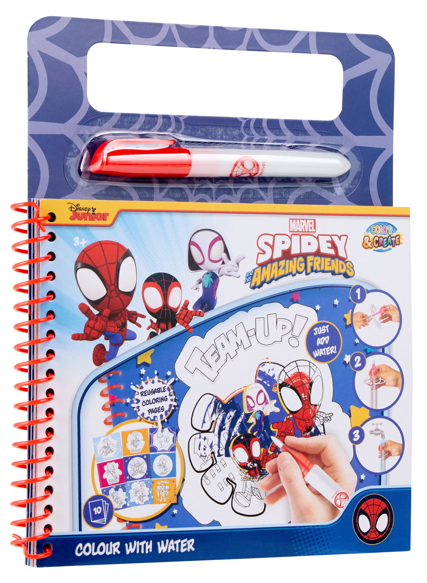 Spidey Vandmalebog – Sjov med farver og superhelte!