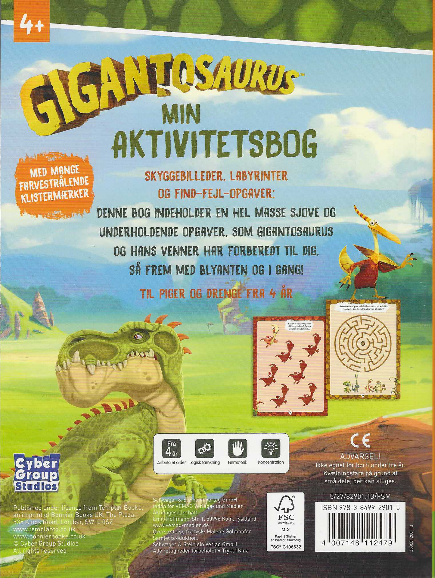 Gigantosaurus Min Aktivitetsbog