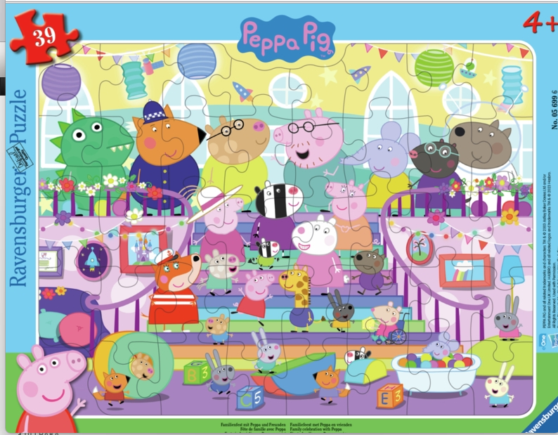 Gurli Gris puslespil 39 brikker