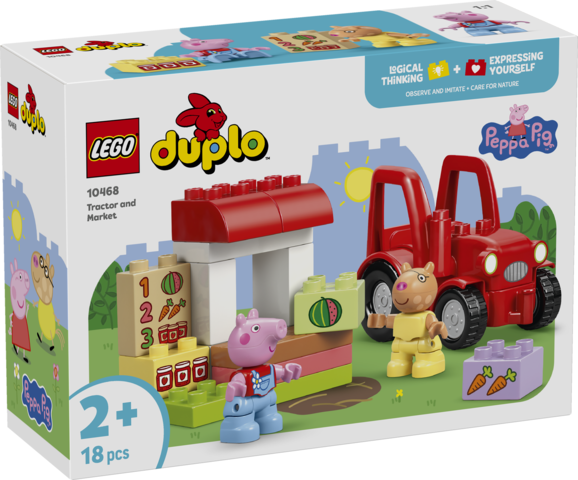 LEGO Duplo Gurli Gris Traktor og marked 10468