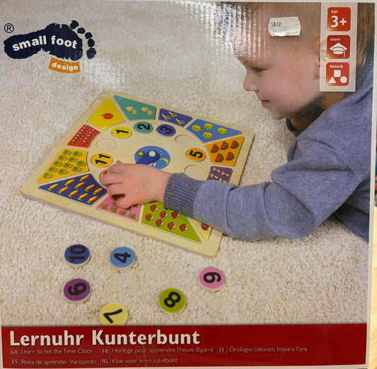 Lær klokken puslespil