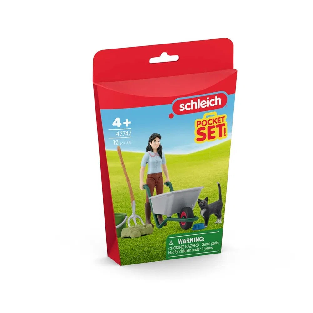 Schleich Pocket Set Møg- og plejesæt 42747