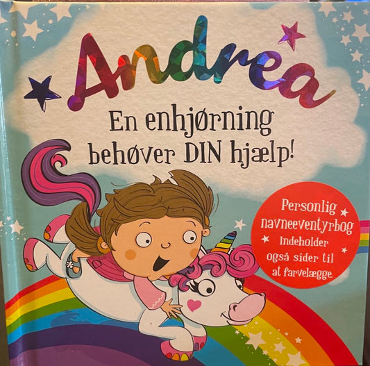Andrea en enhjørning behøver din hjælp