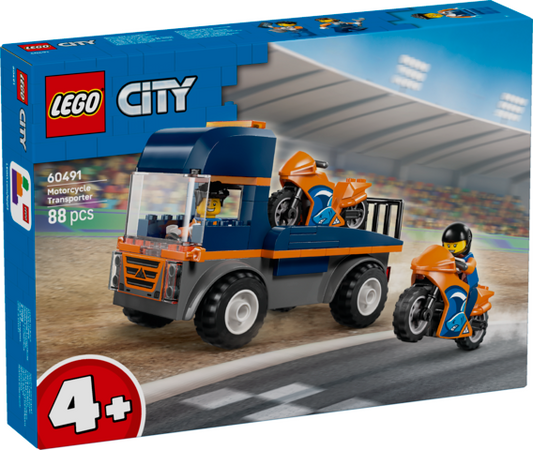 LEGO City Motorcykel-transporter 60491