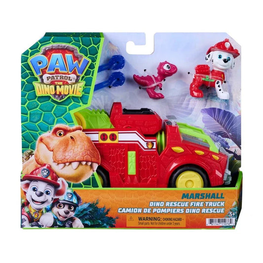 Paw Patrol Movie 3 Dino Theme Vehicle Marshall