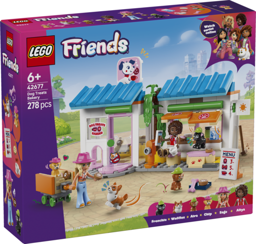 LEGO Friends Hundegodbids-bageri 42677