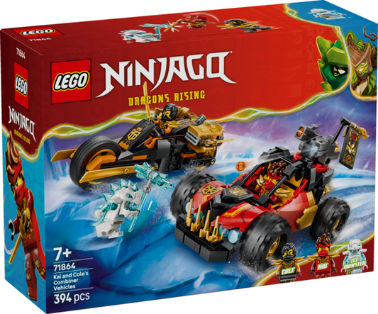 LEGO Kai og Coles kombi-køretøjer 71864