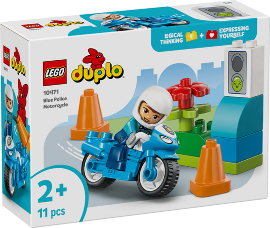 LEGO Duplo Blå politimotorcykel 10471