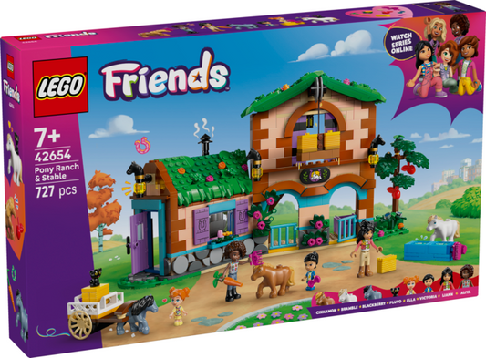 LEGO Friends Ponyfarm og stald 42654