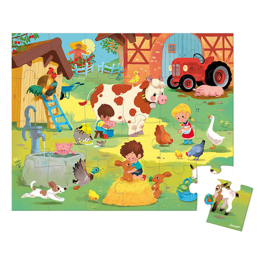 Puzzle A Day At The Farm (24 pieces)