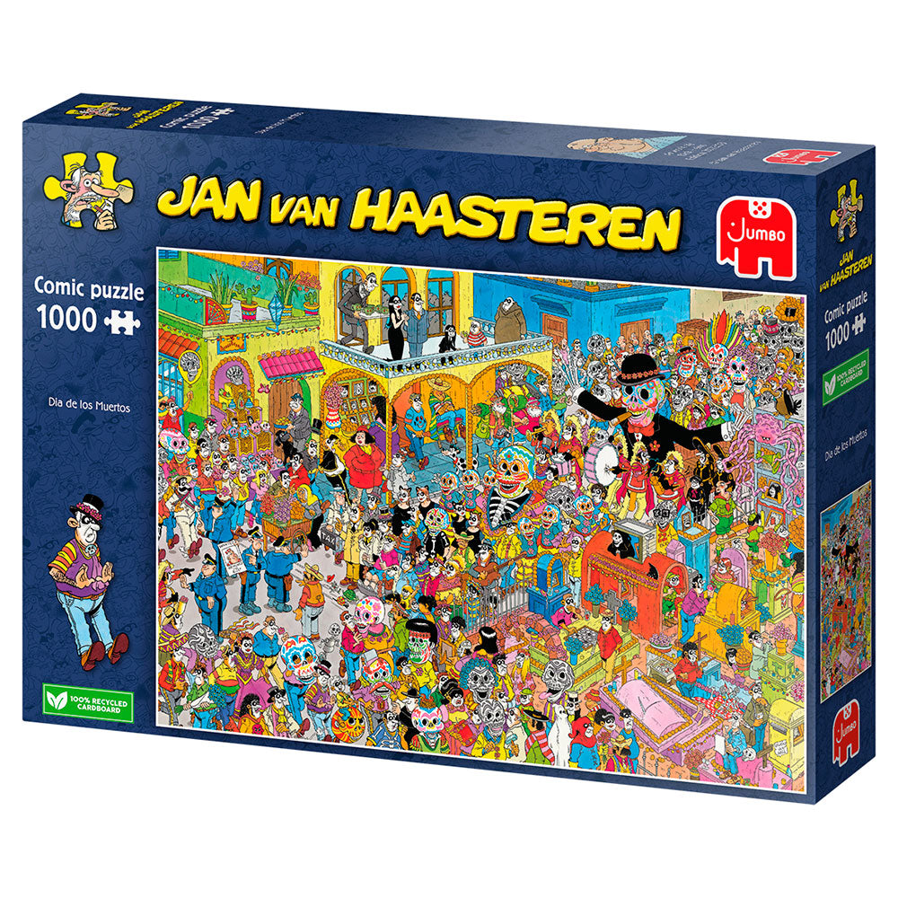 Puslespil - Jan van Haasteren: Day of the Dead 1000 brikker.