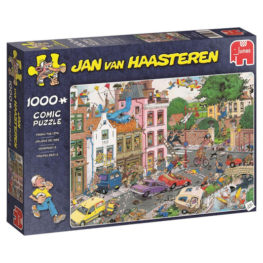 Puslespil - Jan van Haasteren: Friday the 13th 1000 brikker.