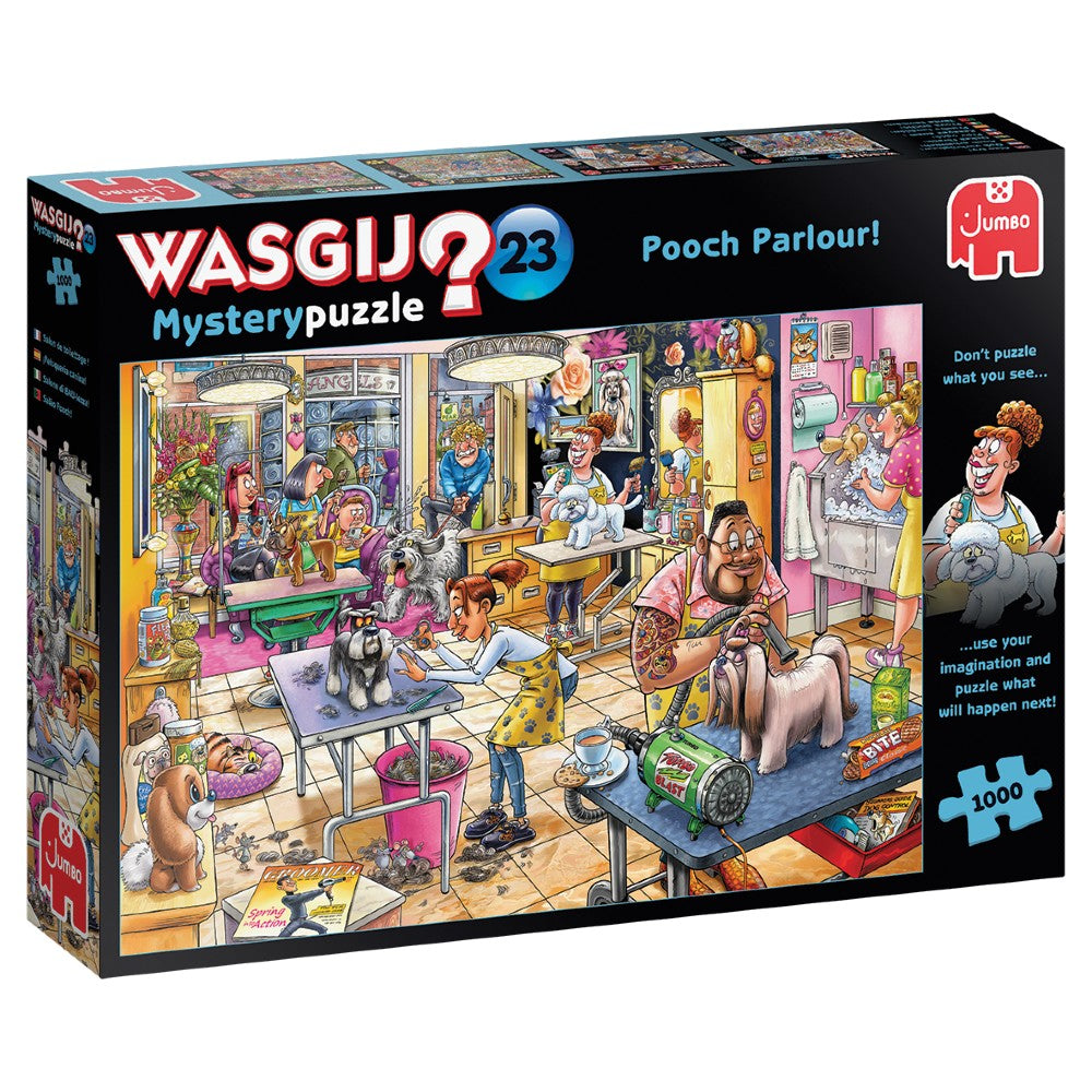 Puzzle Wasgij Mystery 23 - Pooch Parlour! 1000 Brikker