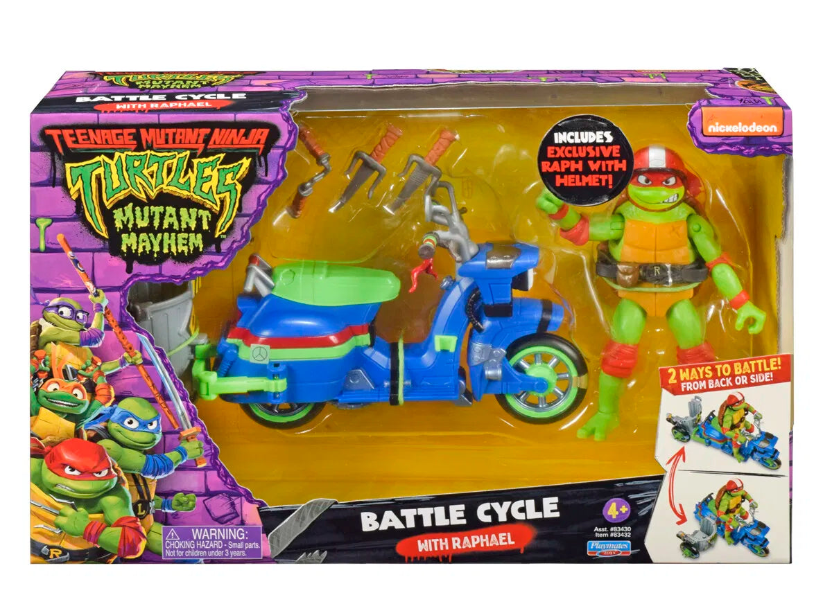 Turtles Mutant Mayhem Vehicle Med Figur Raphael