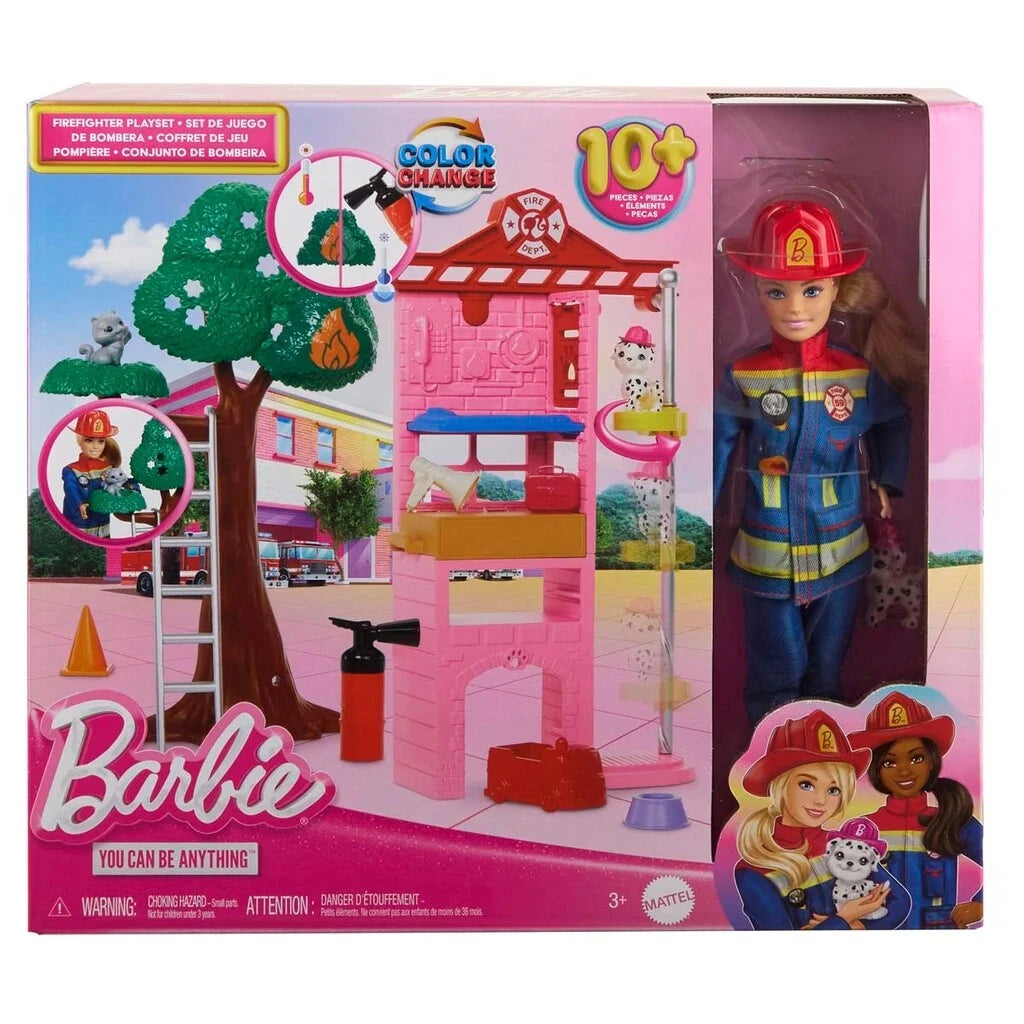 Barbie Career Fire Fighter Playset