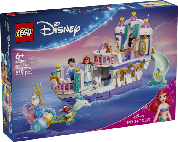 LEGO Ariels royale bryllupsbåd 43299