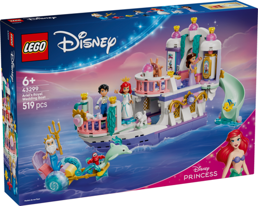 LEGO Ariels royale bryllupsbåd 43299