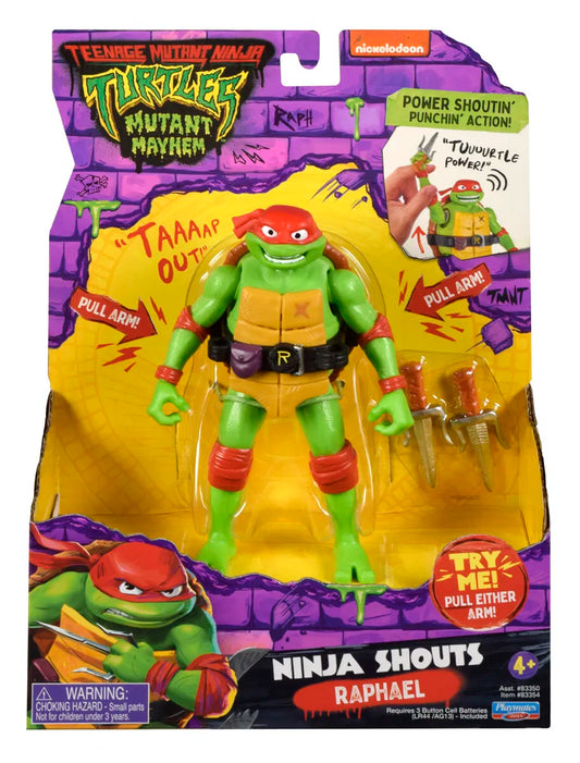 Turtles Mutant Mayhem Power Sounds Raphael 14cm