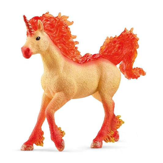 Schleich Elementa Fire Unicorn Hingst 70756