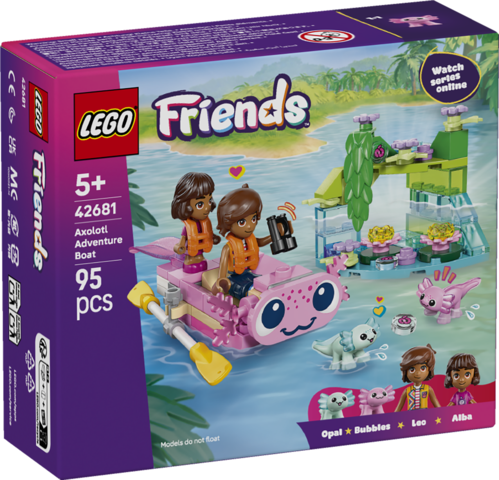 LEGO Friends Axolotl-eventyrbåd 42681