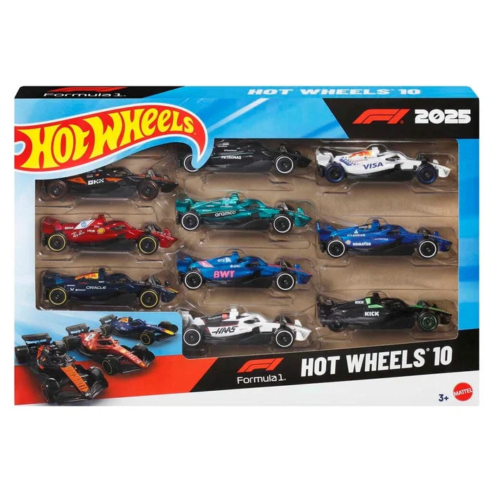Hot Wheels F-1 Racing 1:64 10-Pack