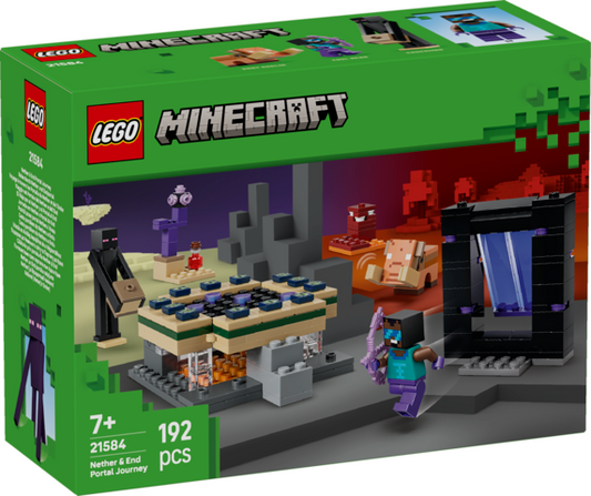 LEGO Minecraft Nether- og End-portalrejse 21584