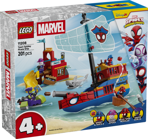 LEGO Marvel Team Spideys piratskib 11208