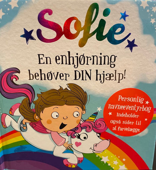 Sofie en enhjørning behøver din hjælp