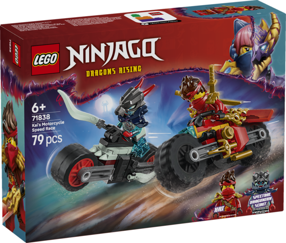 LEGO Ninjago Kais motorcykel-racerløb 71838