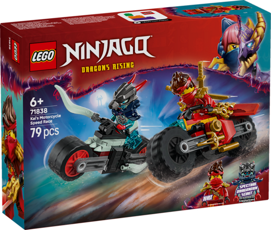 LEGO Ninjago Kais motorcykel-racerløb 71838