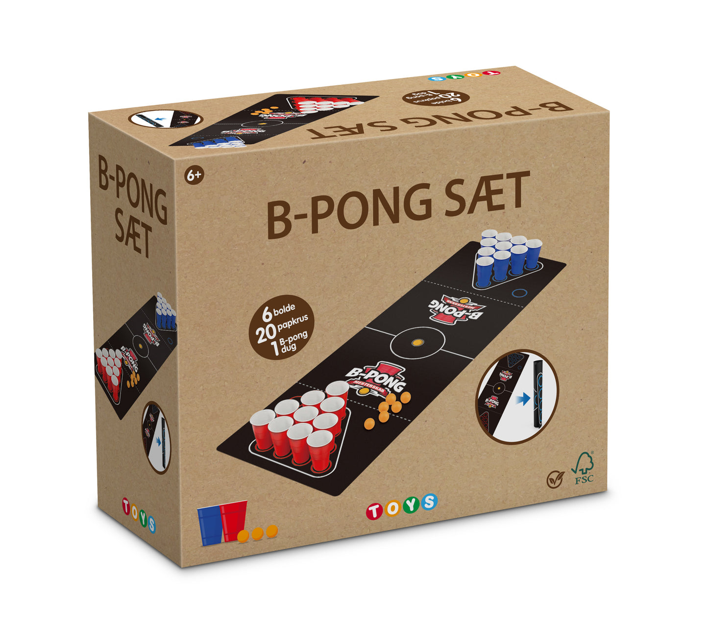 B-Pong sæt m/27 dele