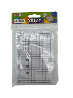 Yatzy Blok til 5 og 6 terninger
