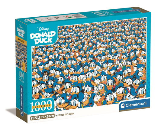 Clementoni Puslespil 1000 brikker Donald Duck