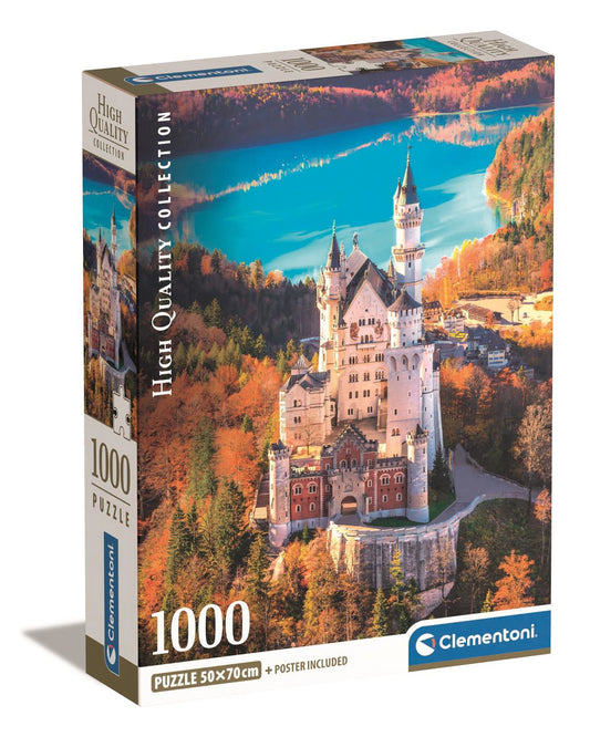 Clementoni Puslespil 1000 brikker Neuschwanstein