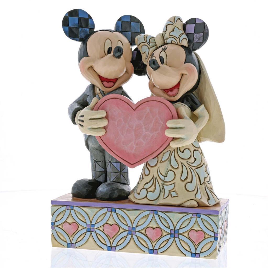 Disney Traditions Two souls, one heart Mickie og Minnie Mouse