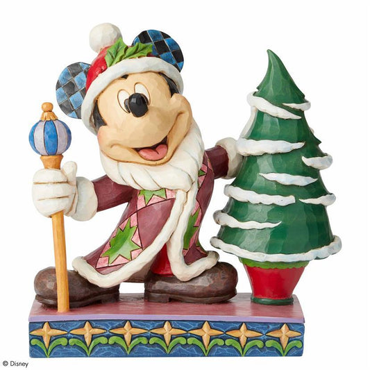 Disney Traditions Mickie Mouse med juletræ