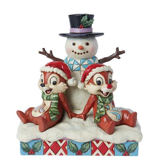 Disney Traditions Chip og Chap i julehumør