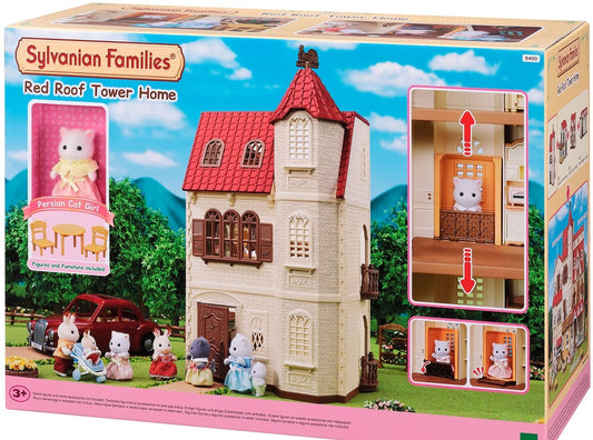 Sylvanian Families Red roof tower home 5400